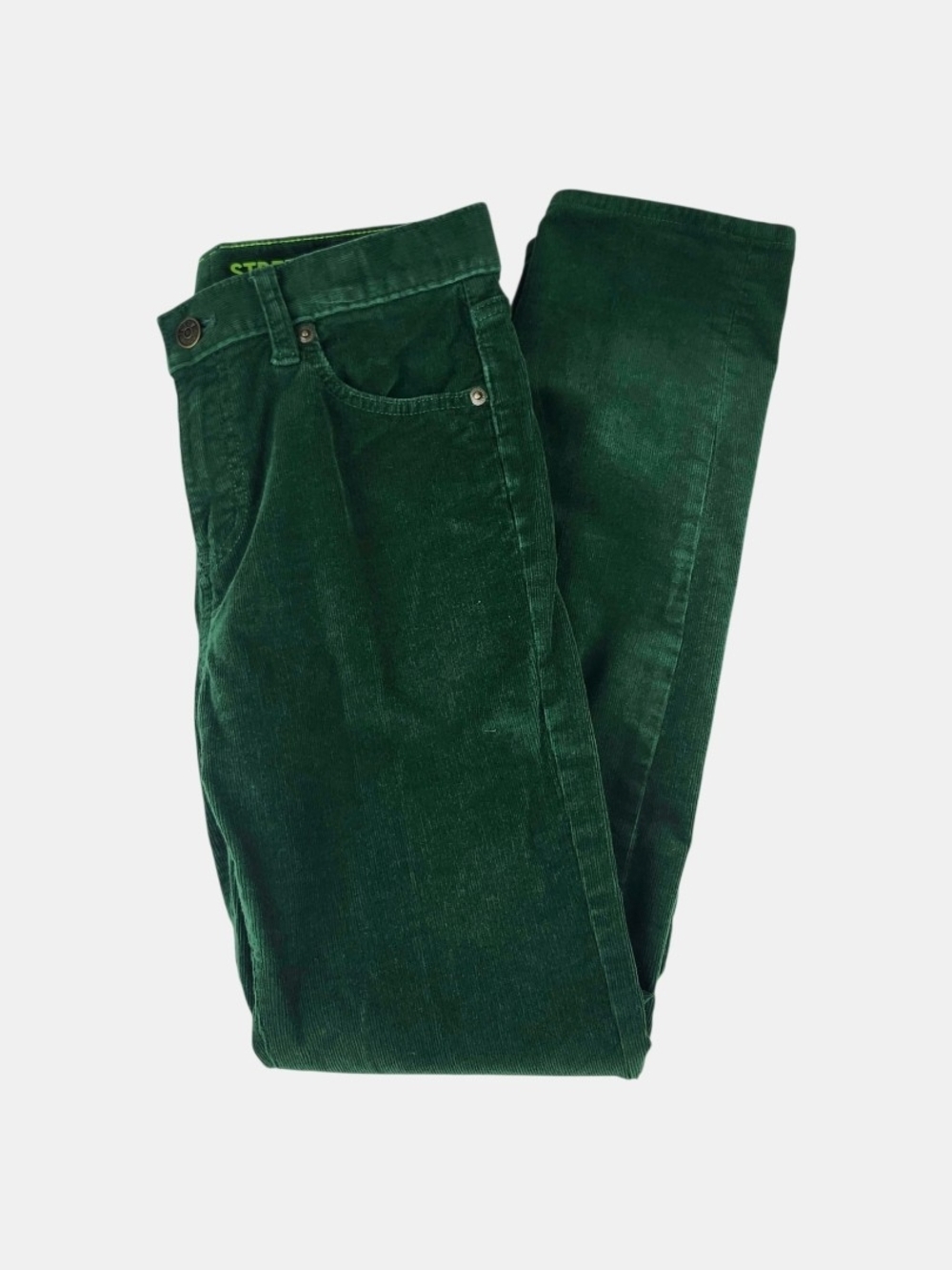 Crewcuts Green Stretch Corduroy Pants